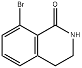 8-溴-3,4-二氢异喹啉-1(2H)-酮 结构式