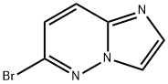 6-ブロモイミダゾ[1,2-B]ピリダジン 化学構造式