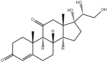 4-PREGNENE-17-A-20-B-21-TRIOL-*3-11-DION E 结构式