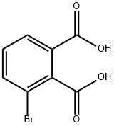 3-溴邻苯二甲酸, 116-69-8, 结构式