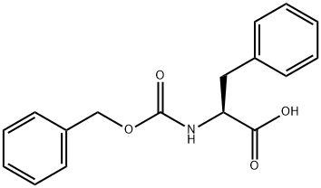 N-苄氧羰基-L-苯丙氨酸 结构式