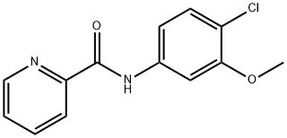 N-(4-Chloro-3-methoxyphenyl)-2-pyridinecarboxamide Structure