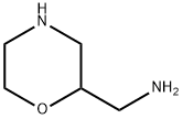 2-(氨基甲基)吗啉, 116143-27-2, 结构式
