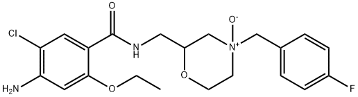 莫沙必利N氧化物, 1161443-73-7, 结构式