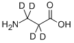 Β‐アラニン‐2,2,3,3‐D4 化学構造式