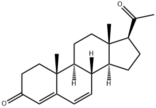 6-去氢黄体酮, 1162-56-7, 结构式