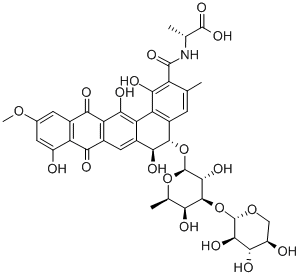 ベナノミシンA 化学構造式