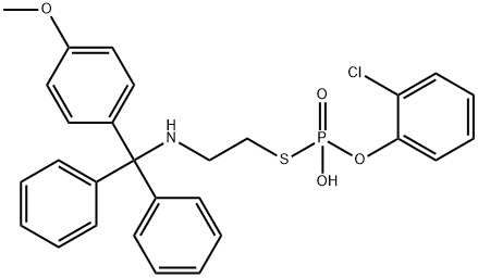 S-(N-monomethoxytritylaminoethyl)-O-(2-chlorophenyl)phosphorothioate|