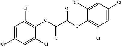 双(2,4,6-三氯苯基)草酸酯, 1165-91-9, 结构式