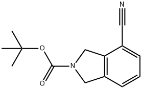 tert-butyl 4-cyanoisoindoline-2-carboxylate Structure