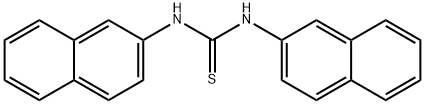 1,3-dinaphthalen-2-ylthiourea Structure