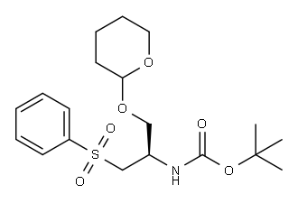 (2R)-2-BOC-AMINO-3-PHENYLSULFONYL-1-(2-TETRAHYDROPYRANYLOXY)PROPANE, 98