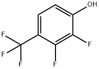 2,3-DIFLUORO-4-(TRIFLUOROMETHYL)PHENOL 98 Structure