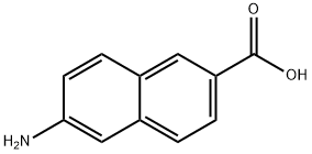 6-AMINO-2-NAPHTHOIC ACID Structure