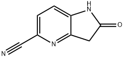 5-氰基-4-氮杂吲哚-2-酮 结构式