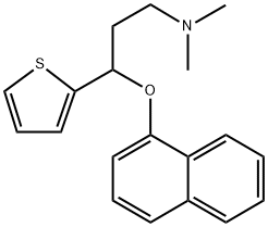 (RS)-盐酸度洛西汀, 116817-11-9, 结构式
