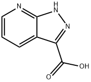 1H-ピラゾロ[3,4-B]ピリジン-3-カルボン酸 化学構造式