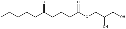 グリセリン1-(5-オキソデカノアート) 化学構造式