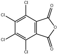 テトラクロロフタル酸無水物 化学構造式