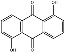 1，5-二羟基蒽醌, 117-12-4, 结构式