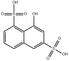 8-羟基-1,6-萘二磺酸, 117-43-1, 结构式