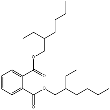 フタル酸ビス(2-エチルヘキシル) 化学構造式