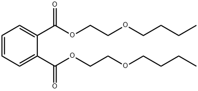 邻苯二甲酸二丁氧基乙酯 结构式