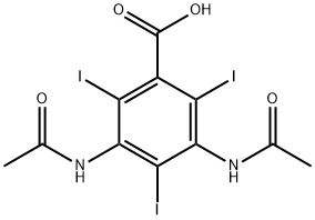 ジアトリゾ酸 化学構造式