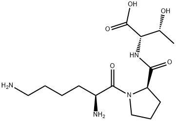 LYS-D-PRO-THR, 117027-34-6, 结构式