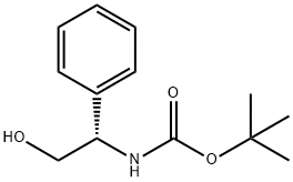 BOC-L-Phenylglycinol Struktur
