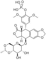 磷酸依托泊苷, 117091-64-2, 结构式