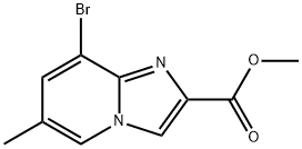 Methyl 8-BroMo-6-MethyliMidazo[1,2-a]pyridin-2-carboxylate Structure