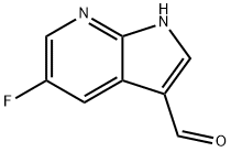 5-氟-1H-吡咯并[2,3-B]吡啶-3-甲醛, 1171920-17-4, 结构式