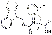 (S)- N-FMOC-Α-METHYL-2-FLUOROPHENYLALANINE 结构式