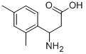 3-AMINO-3-(2,4-DIMETHYL-PHENYL)-PROPIONIC ACID Structure