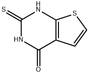2-硫酮-2,3-二氢噻吩并[2,3-D]嘧啶-4(1H)-酮, 117516-97-9, 结构式