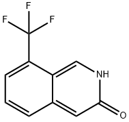 8-三氟甲基异喹啉-3-醇 结构式