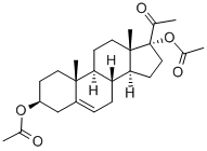 17α-羟基孕烯醇酮3,17-二乙酸酯 结构式