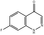 7-fluorocinnolin-4(3H)-one Structure