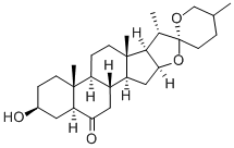 拉肖皂苷元 结构式