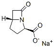 (2R,5R)-7-オキソ-1-アザビシクロ[3.2.0]ヘプタン-2-カルボン酸ナトリウム 化学構造式