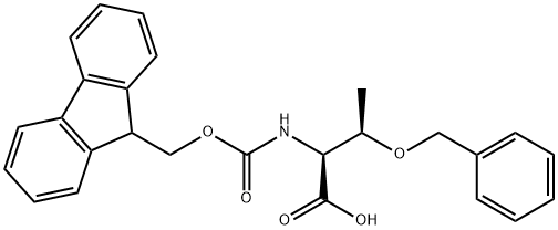 Fmoc-THr(Bzl)-OH Struktur