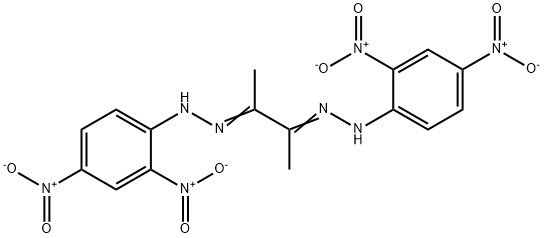 Diacetyl Bis(2,4-dinitrophenylhydrazone) Structure