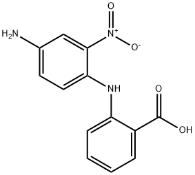 4-Amino-2-nitrodiphenylamine-2'-carboxylic acid Structure