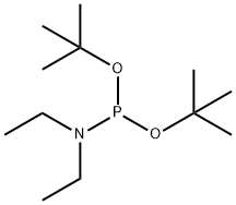 N,N-二乙基亚磷酰胺二叔丁酯 结构式