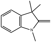 1,3,3-三甲基-2-亚甲基吲哚啉 结构式