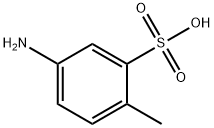 5-アミノ-2-メチルベンゼンスルホン酸 化学構造式