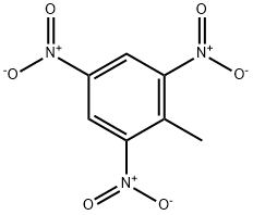 1,3,5-トリニトロ-2-メチルベンゼン 化学構造式