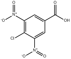 4-氯-3,5-二硝基苯甲酸 结构式