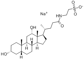 牛磺脱氧胆酸钠 结构式